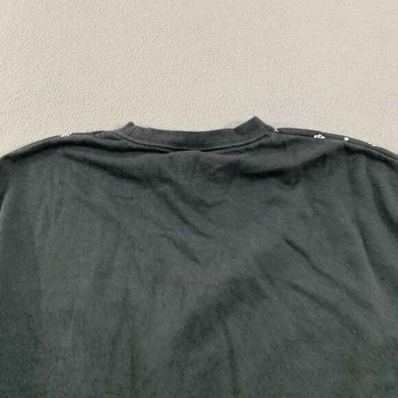 Nike Sweatshirt Mens Small Black Crewneck Bandana Paisley Chevron CU5948-010 - Picture 15 of 15